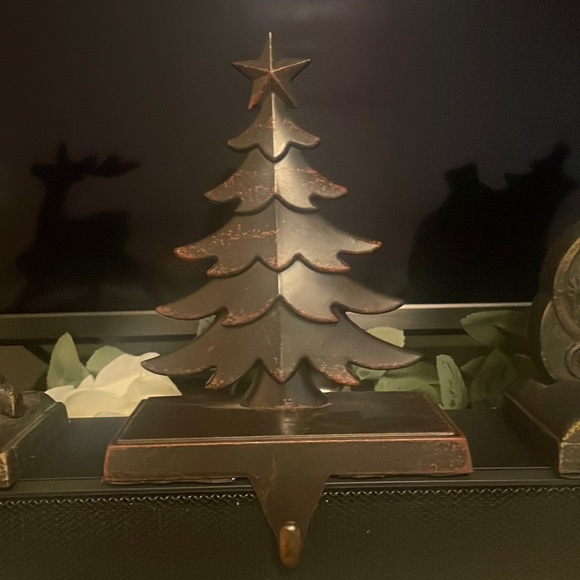 Christmas Stocking hangers - deer, tree, sled - Picture 3 of 4